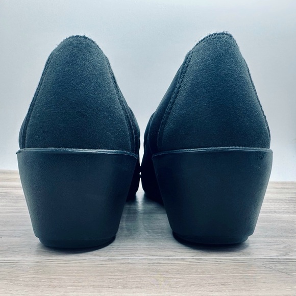 Crocs Busy Day Black Strappy Wedge Sandals Casual Shoes 205306 | Size US 8 - Picture 5 of 9